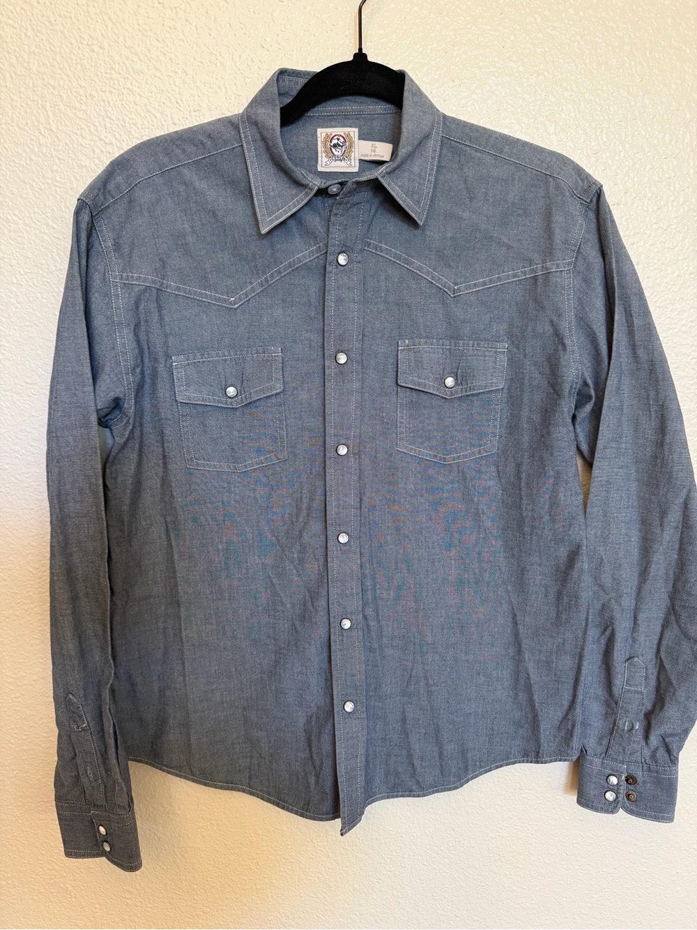 Cinch Boy’s Youth XL 14 Western Snap-Front Long sleeve Shirt Rodeo Western